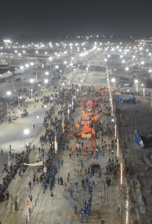 Processions in Maha Kumbh Mela 2025 Prayagraj