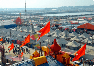 Tent City in Maha Kumbh Mela 2025 Prayagraj